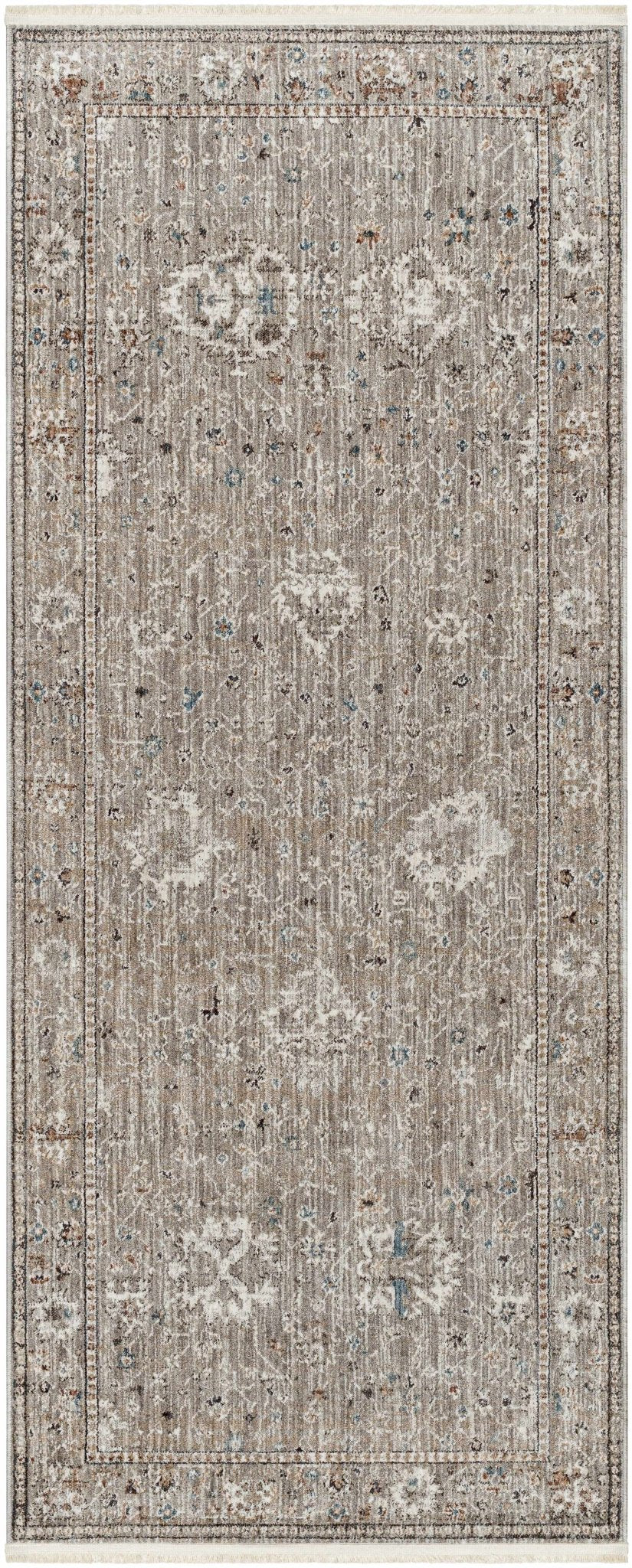 Bolitoc Traditional Design Charcoal & Ivory Rug - The Rug Decor