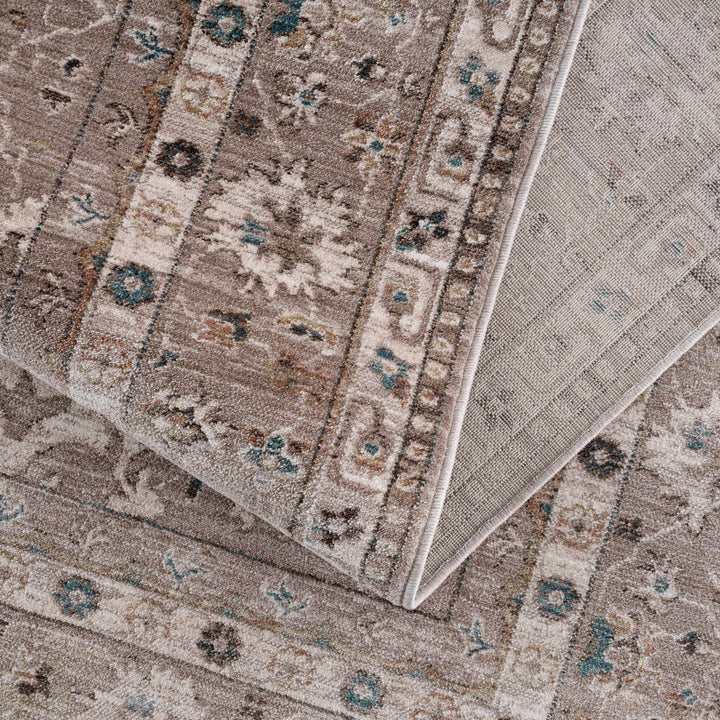Bolitoc Traditional Design Charcoal & Ivory Rug - The Rug Decor