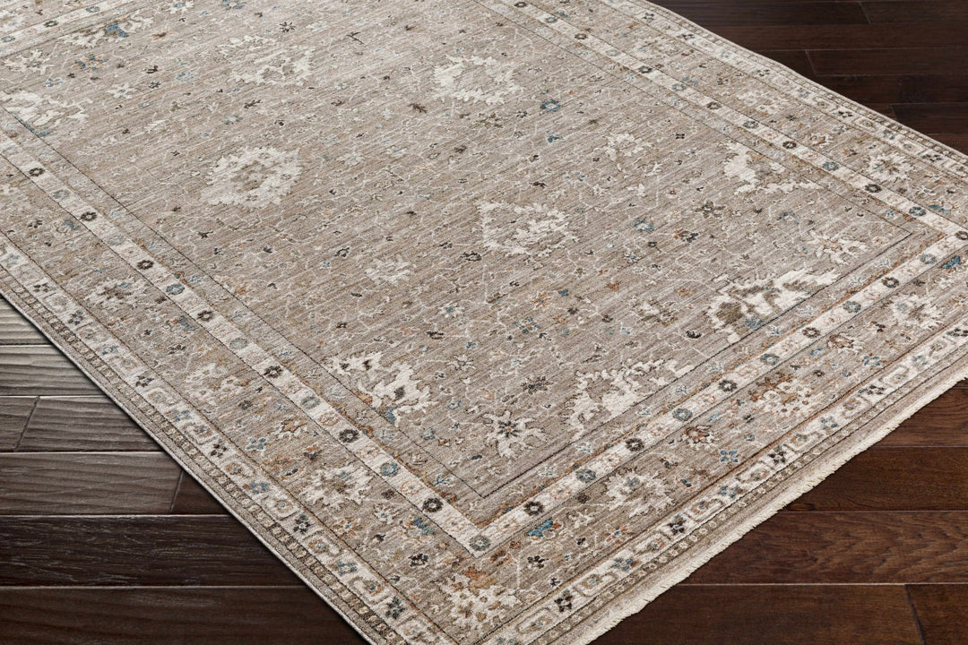 Bolitoc Traditional Design Charcoal & Ivory Rug - The Rug Decor