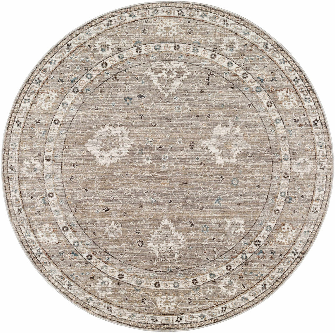 Bolitoc Traditional Design Charcoal & Ivory Rug - The Rug Decor