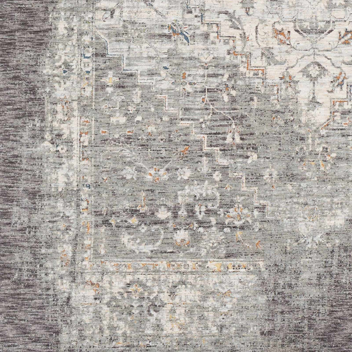 Bolivar Traditional Style Gray And Ivory Area Rug - The Rug Decor