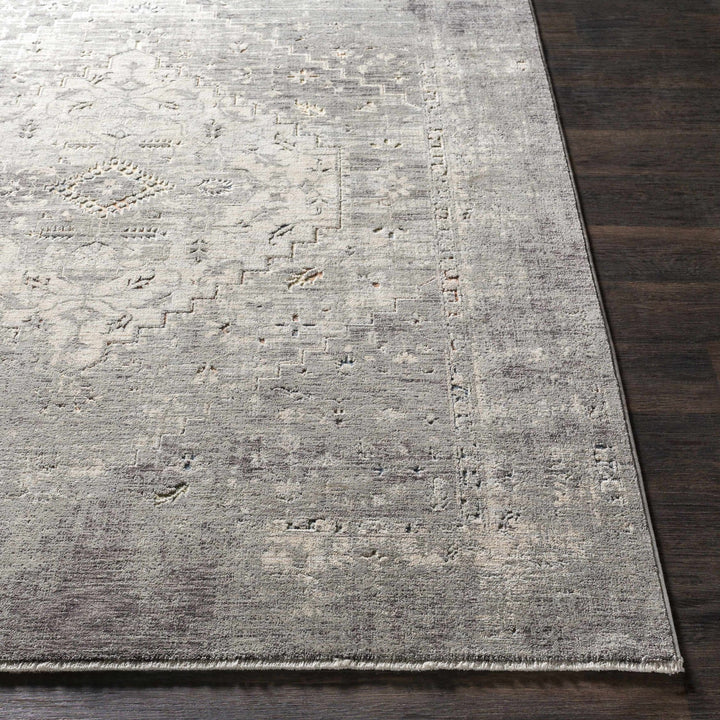 Bolivar Traditional Style Gray And Ivory Area Rug - The Rug Decor