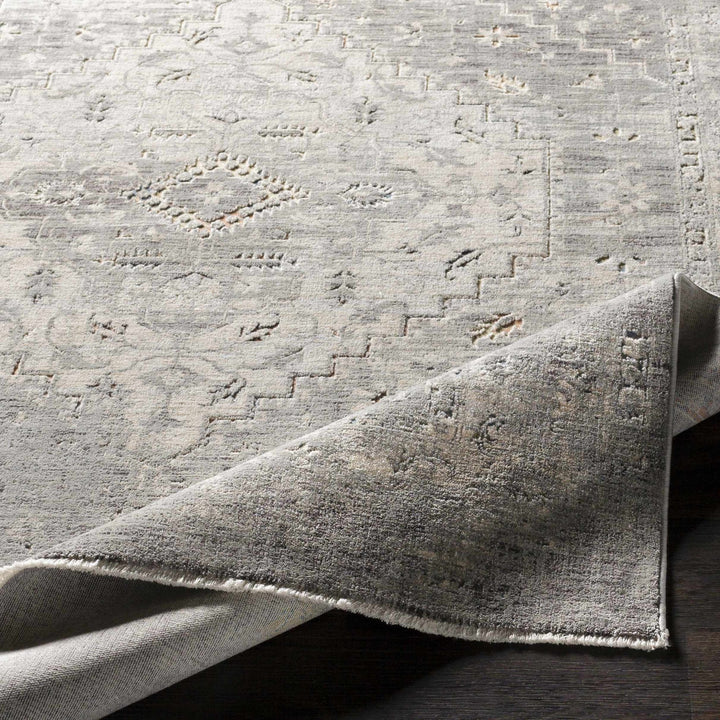Bolivar Traditional Style Gray And Ivory Area Rug - The Rug Decor