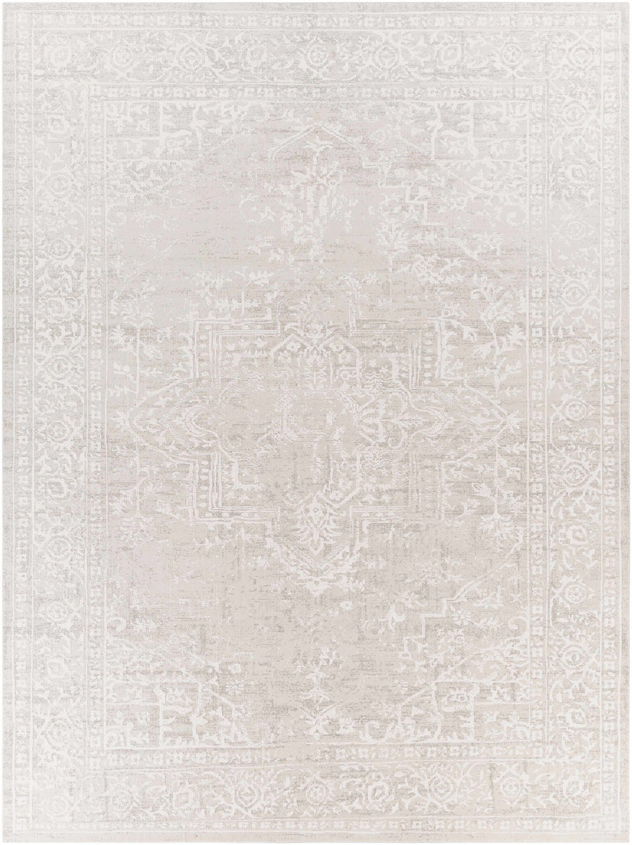 Bolsover Traditional Style Beige And Ivory Area Rug - The Rug Decor