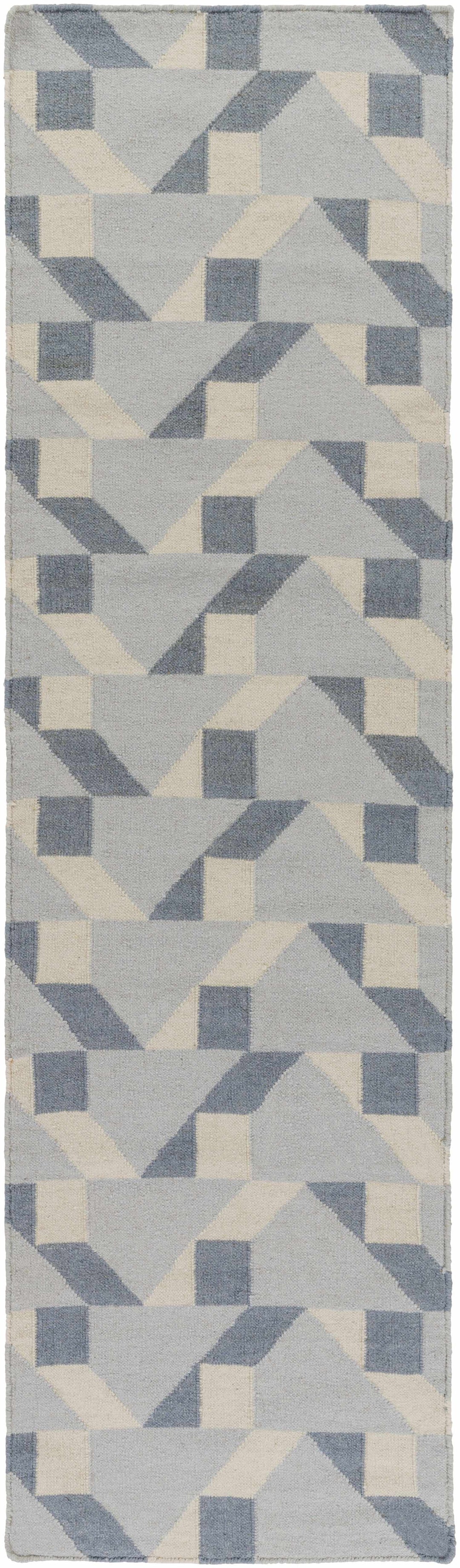 Bonita Gray And Ivory Modern Style Hand Woven Area Rug