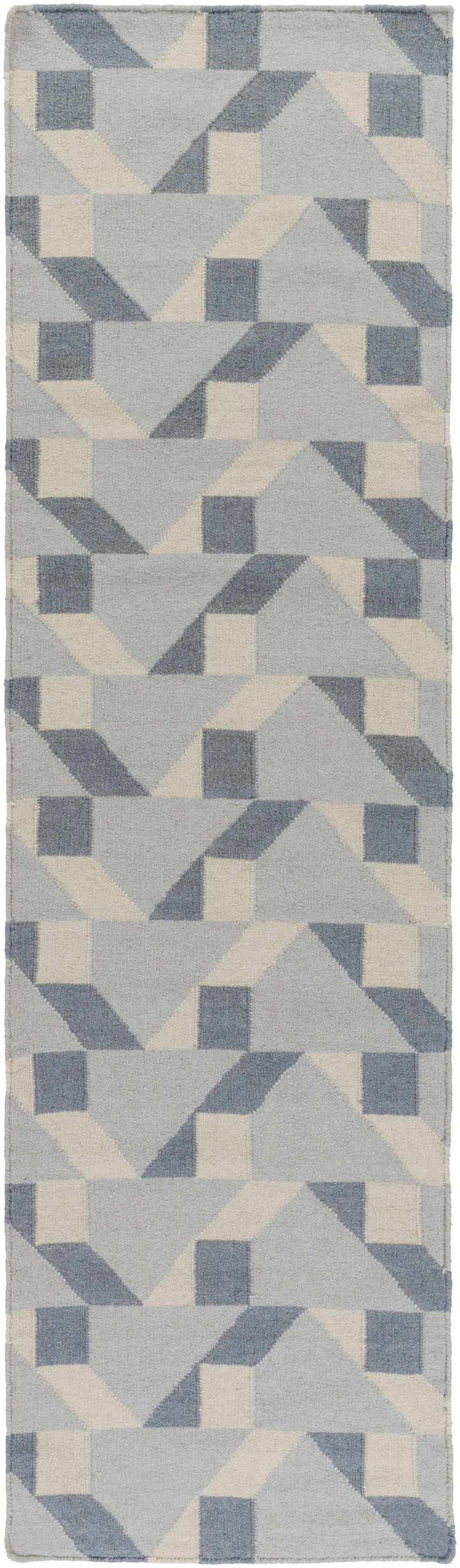 Bonita Gray And Ivory Modern Style Hand Woven Area Rug