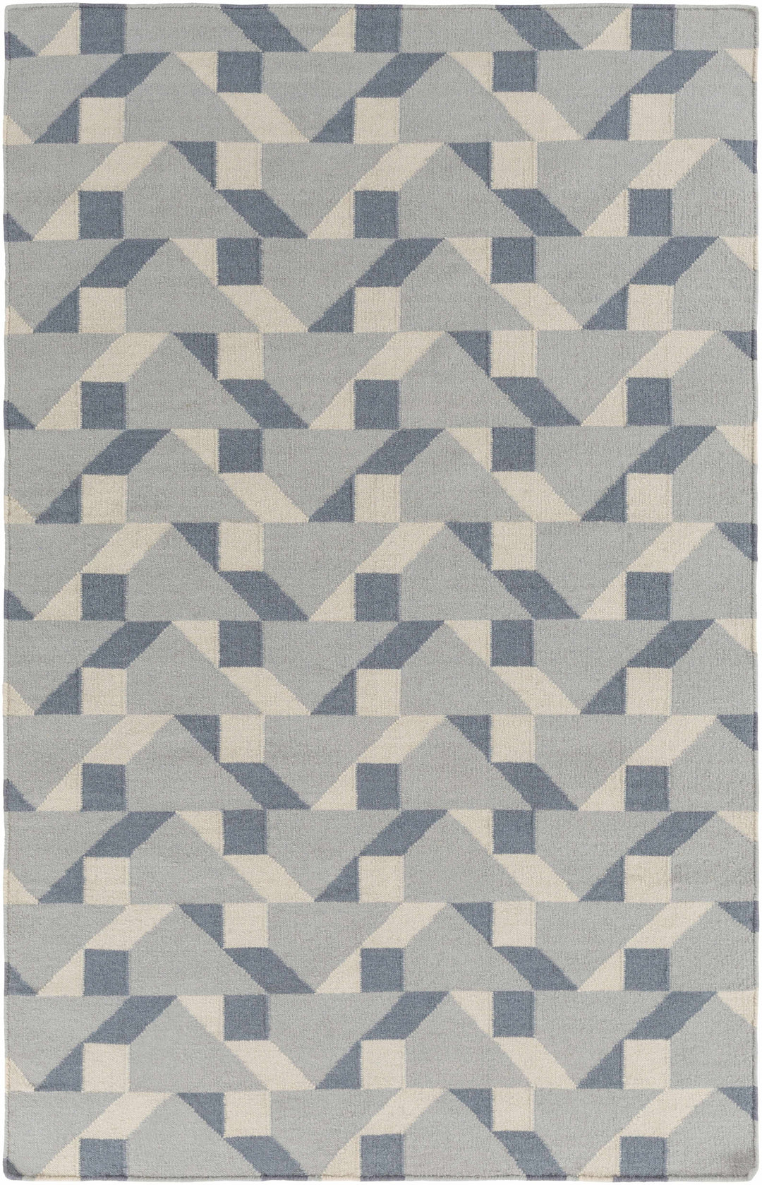 Bonita Gray And Ivory Modern Style Hand Woven Area Rug
