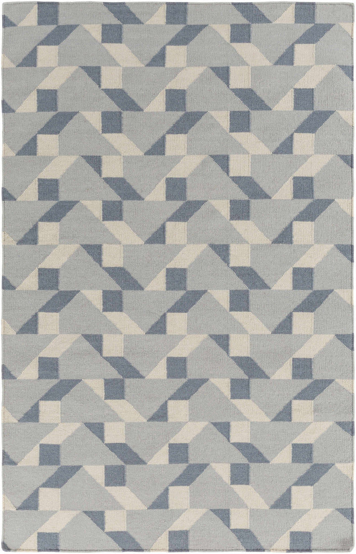Bonita Gray And Ivory Modern Style Hand Woven Area Rug