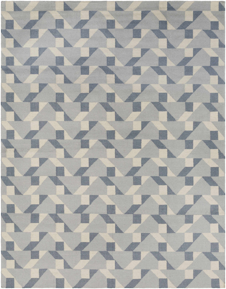 Bonita Gray And Ivory Modern Style Hand Woven Area Rug