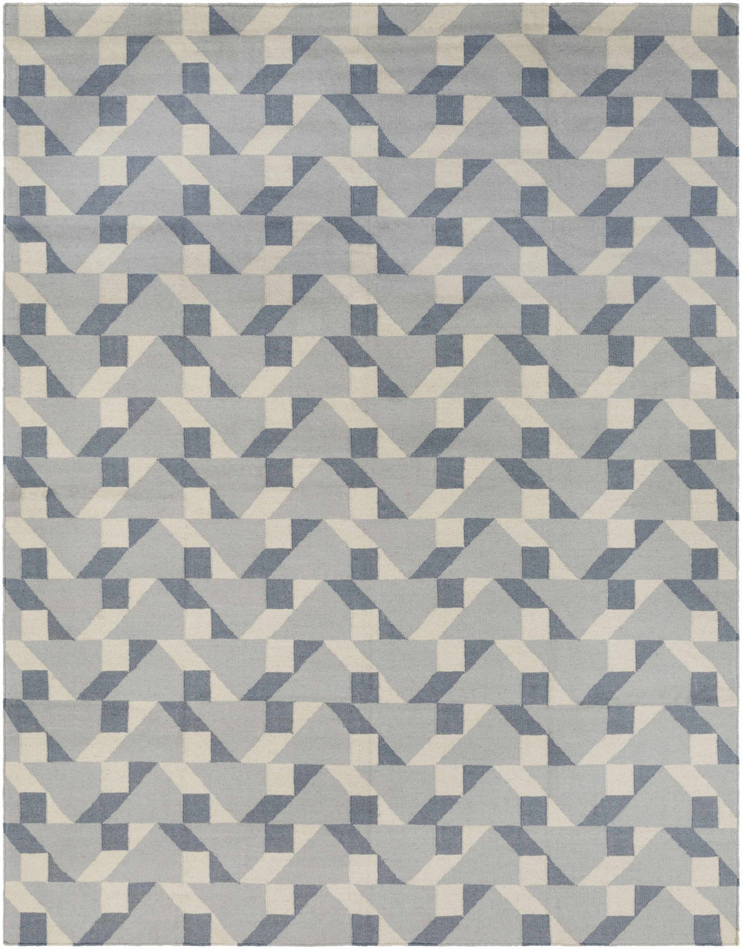 Bonita Gray And Ivory Modern Style Hand Woven Area Rug - The Rug Decor