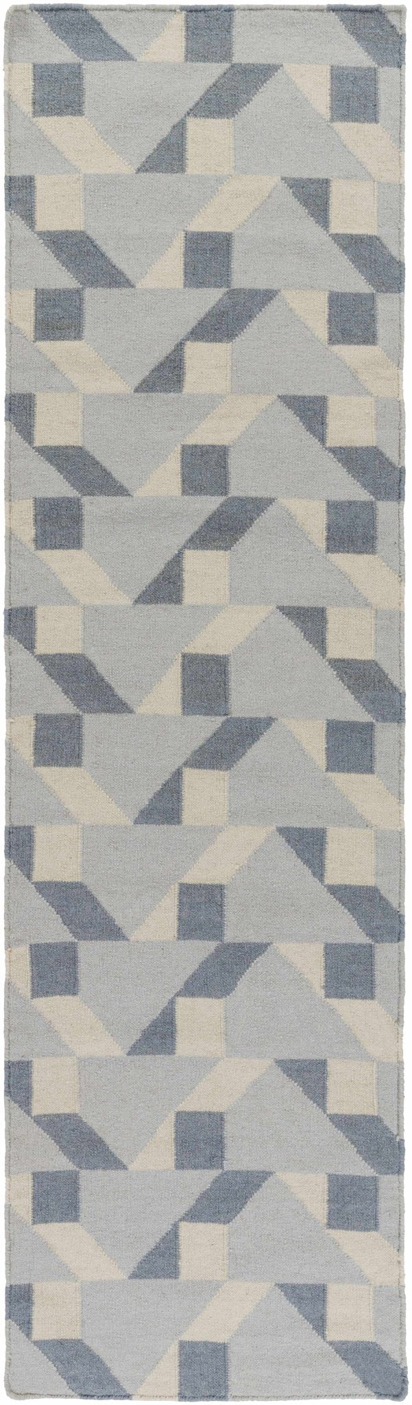 Bonita Gray And Ivory Modern Style Hand Woven Area Rug - The Rug Decor