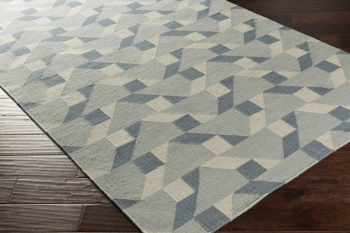 Bonita Gray And Ivory Modern Style Hand Woven Area Rug - The Rug Decor