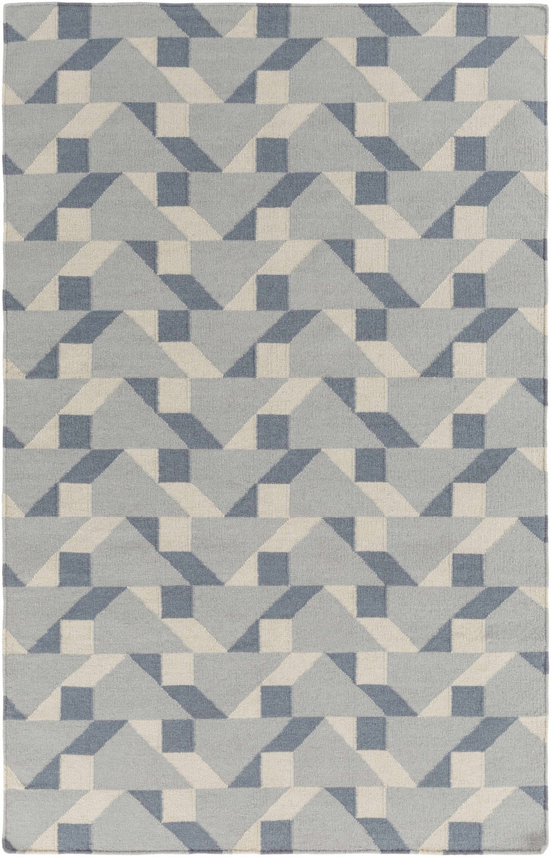 Bonita Gray And Ivory Modern Style Hand Woven Area Rug - The Rug Decor