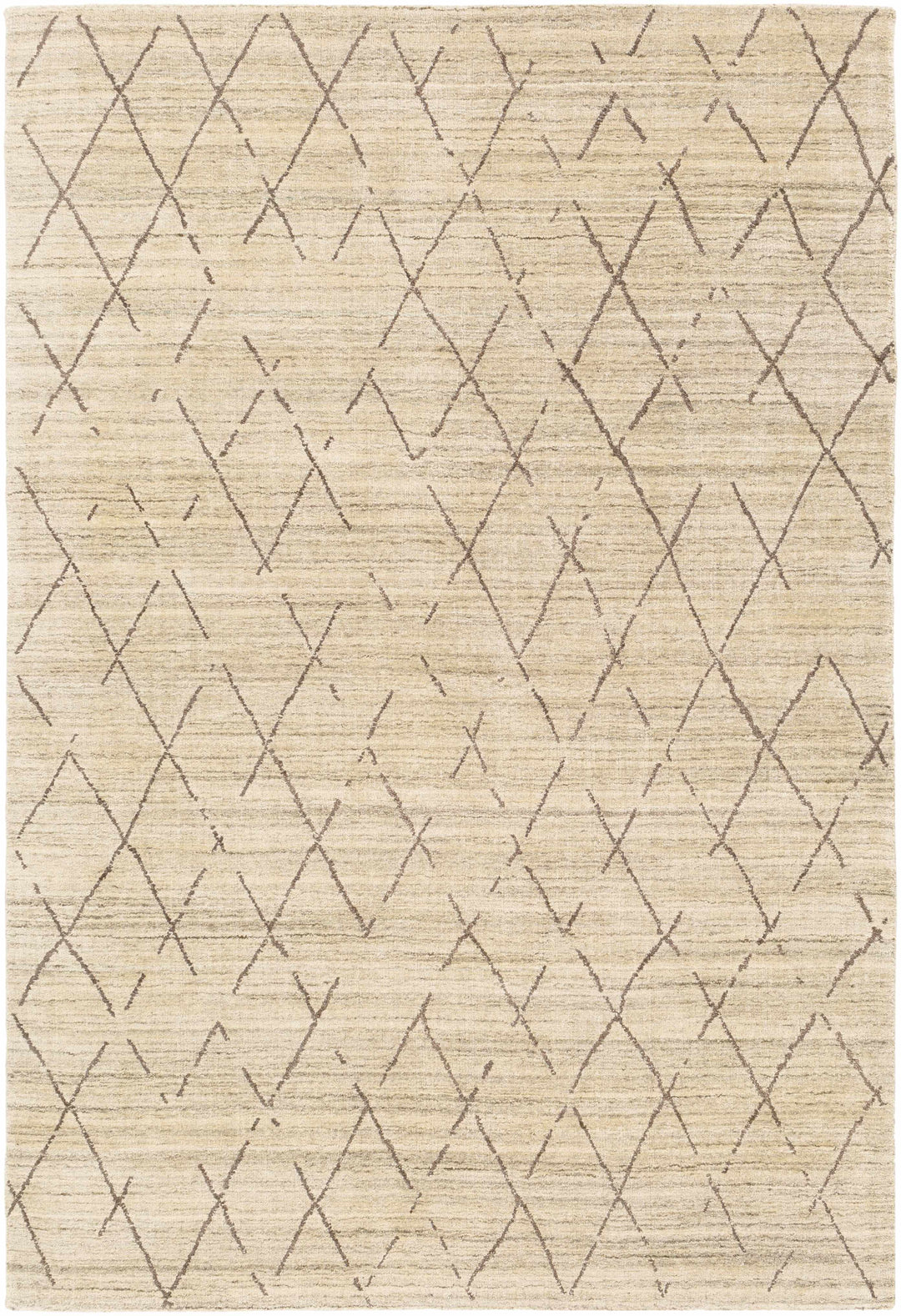 Bonogin Modern Geometrical Design Beige Area Rug