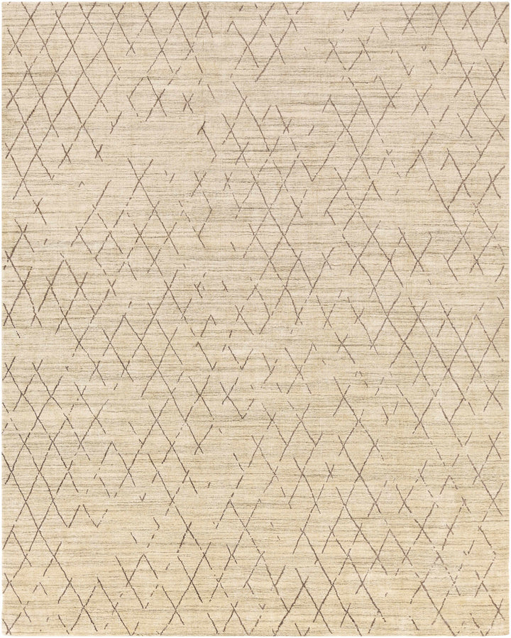 Bonogin Modern Geometrical Design Beige Area Rug