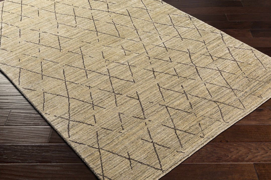 Bonogin Modern Geometrical Design Beige Area Rug