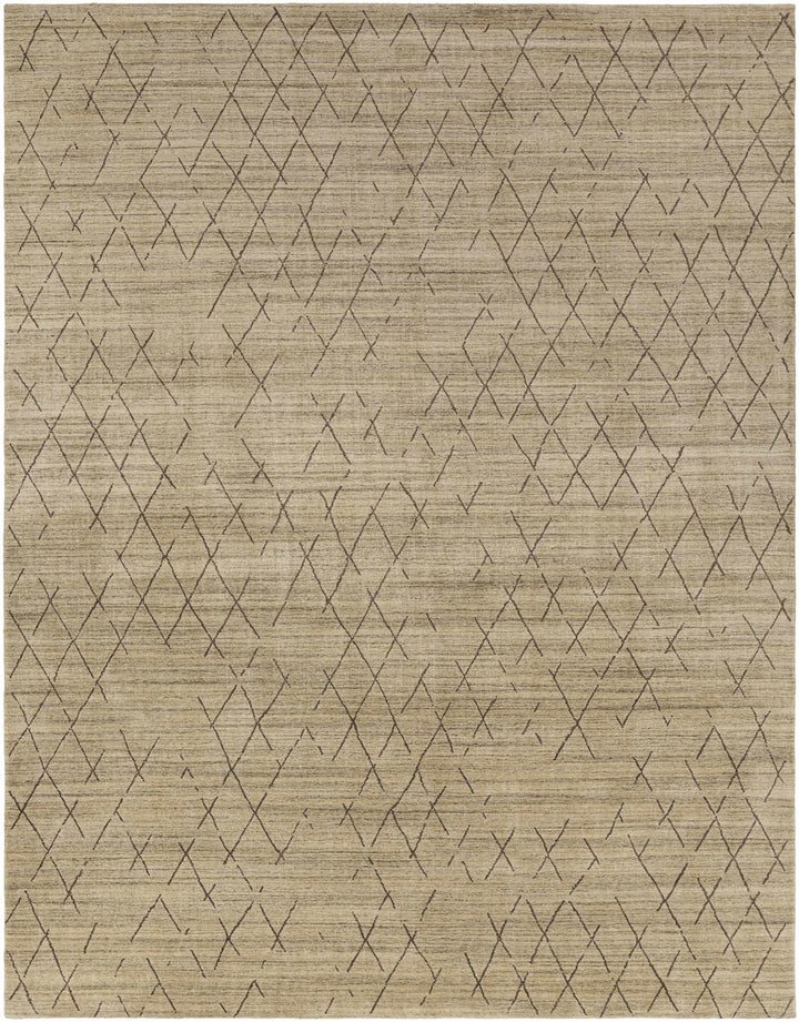 Bonogin Modern Geometrical Design Beige Area Rug