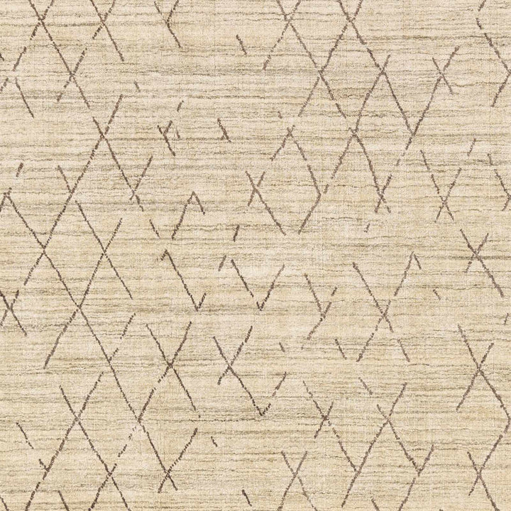 Bonogin Modern Geometrical Design Beige Area Rug