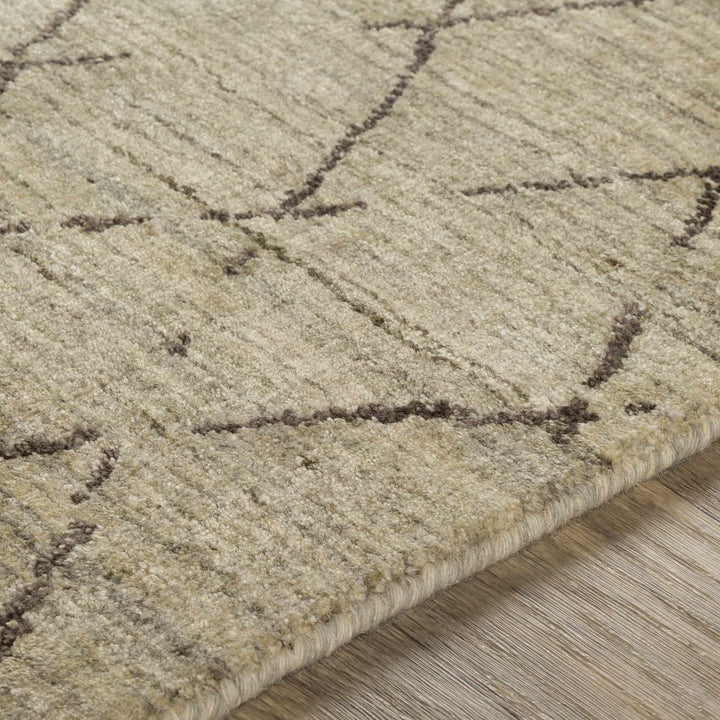 Bonogin Modern Geometrical Design Beige Area Rug