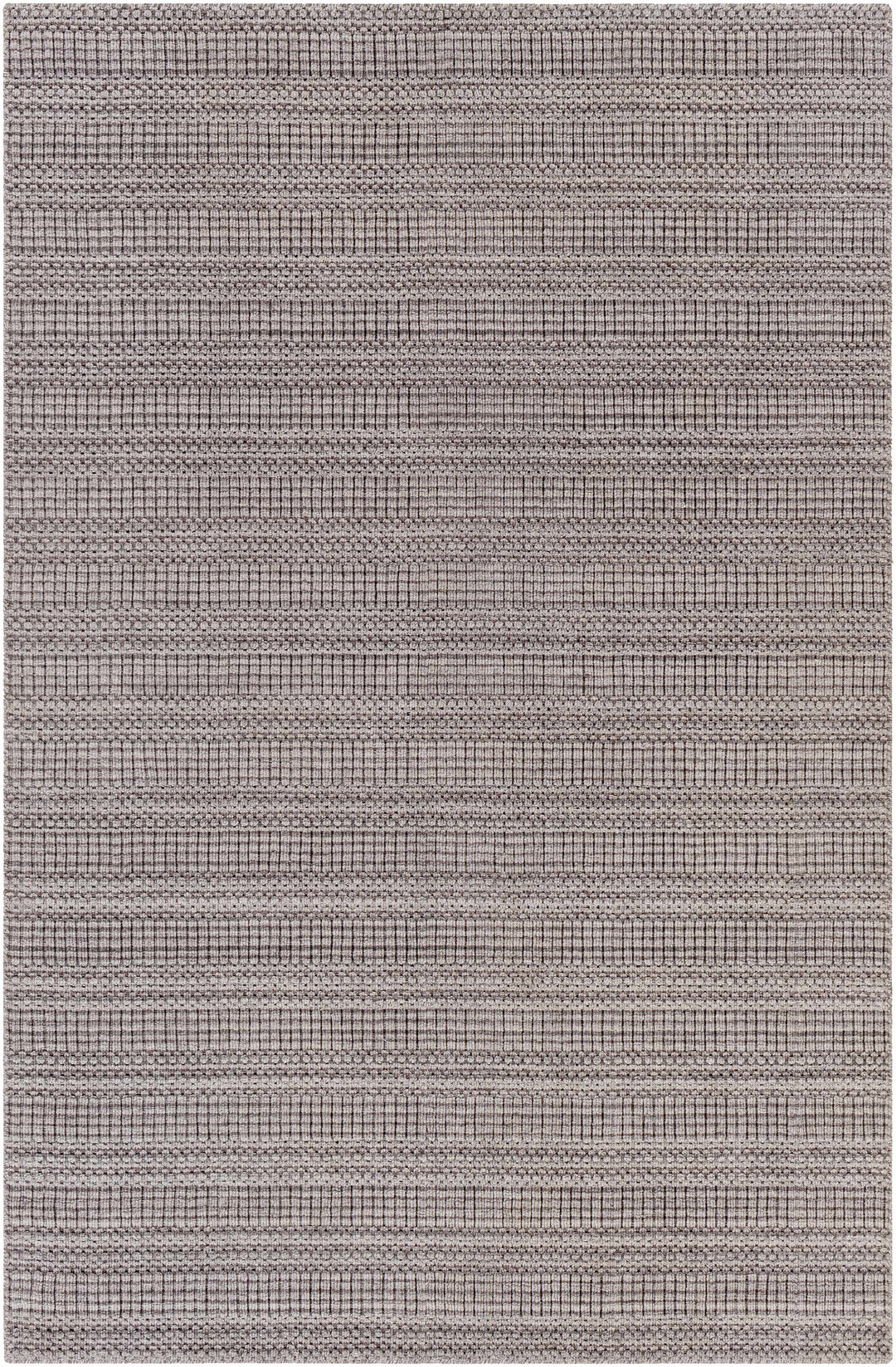 Borobridge Gray Contemporary Style Hand Loom Area Rug