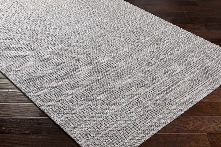 Borobridge Gray Contemporary Style Hand Loom Area Rug