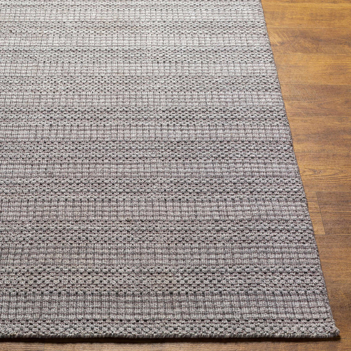 Borobridge Gray Contemporary Style Hand Loom Area Rug