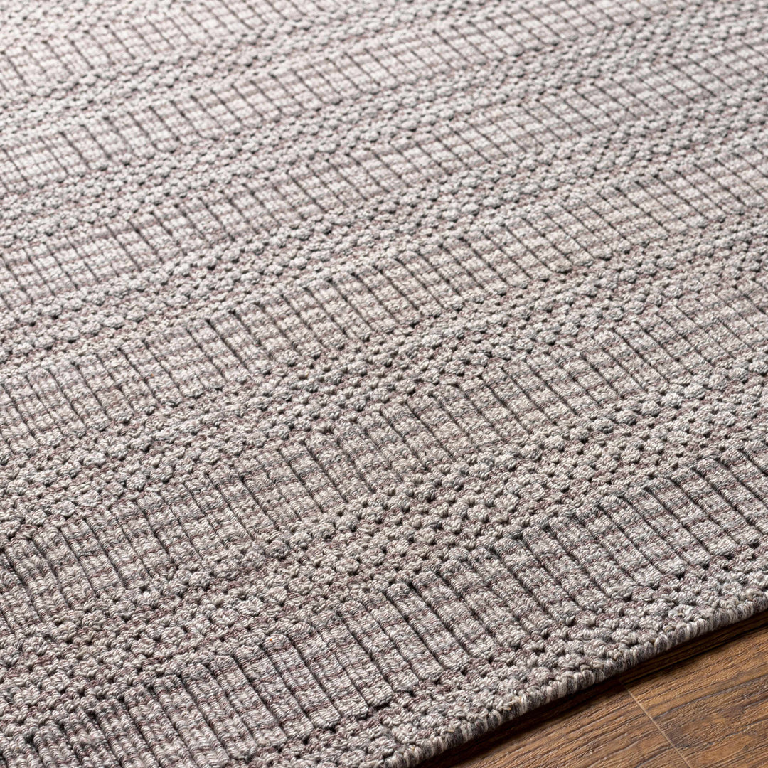 Borobridge Gray Contemporary Style Hand Loom Area Rug