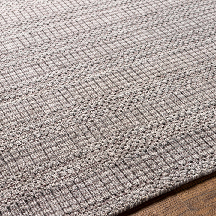 Borobridge Gray Contemporary Style Hand Loom Area Rug