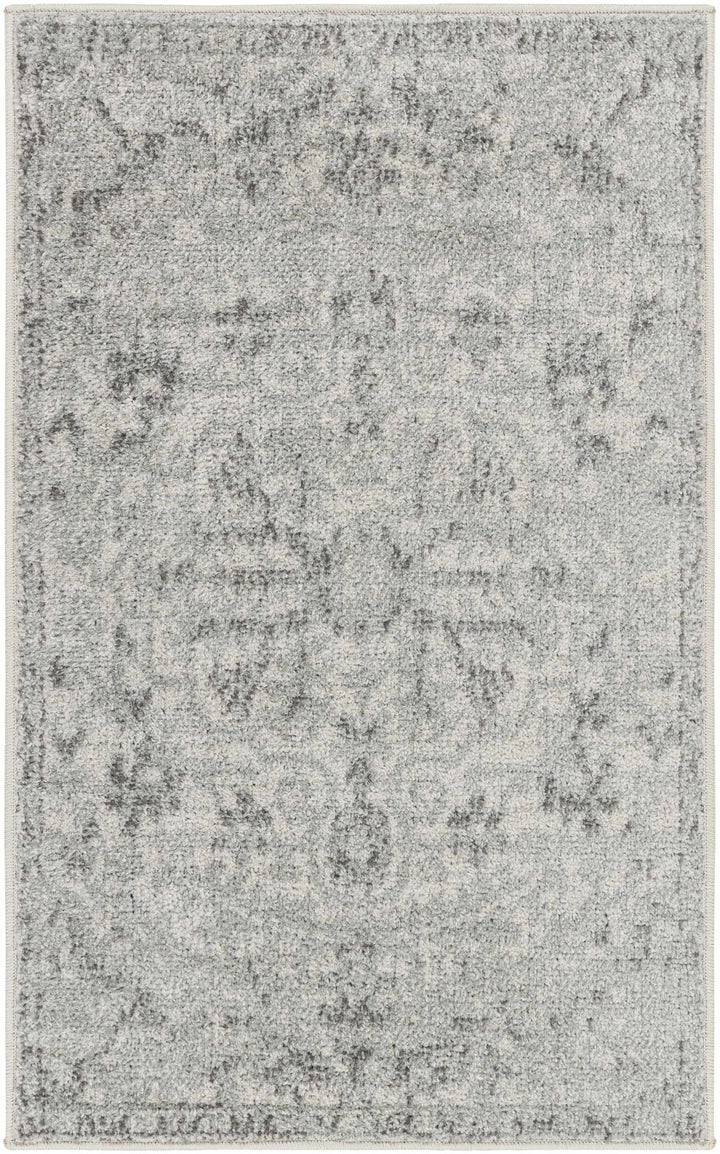 Borowski Traditional Style Beige And Gray Area Rug - The Rug Decor