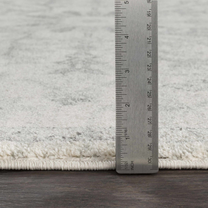 Borowski Traditional Style Beige And Gray Area Rug - The Rug Decor
