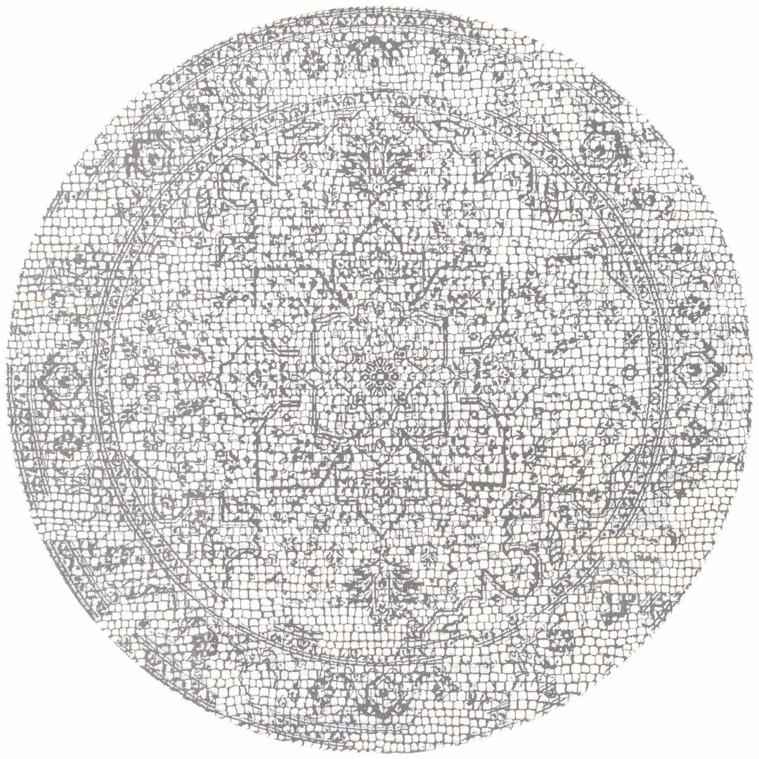 Bosphorus Ivory And Black Traditional Style Area Rug - The Rug Decor