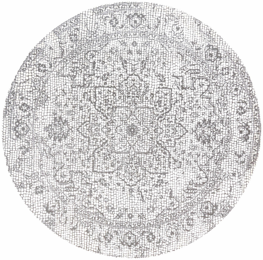 Bosphorus Ivory And Black Traditional Style Area Rug - The Rug Decor