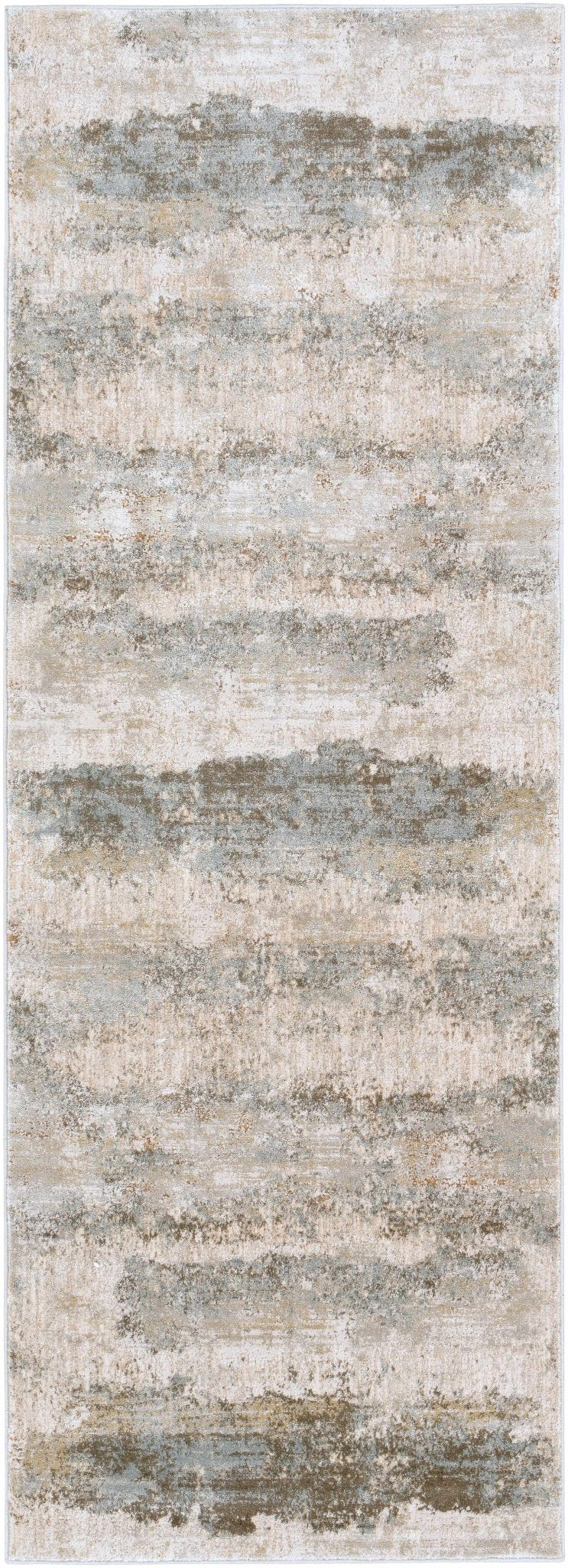 Bowdoinham Modern Abstract Design Gray And Beige Area Rug - The Rug Decor