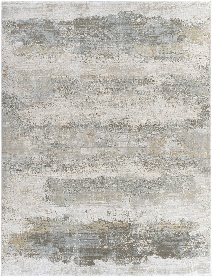 Bowdoinham Modern Abstract Design Gray And Beige Area Rug - The Rug Decor