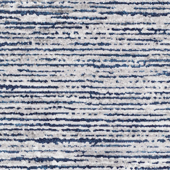 Bowmansdale Modern Style Blue And Ivory Area Rug