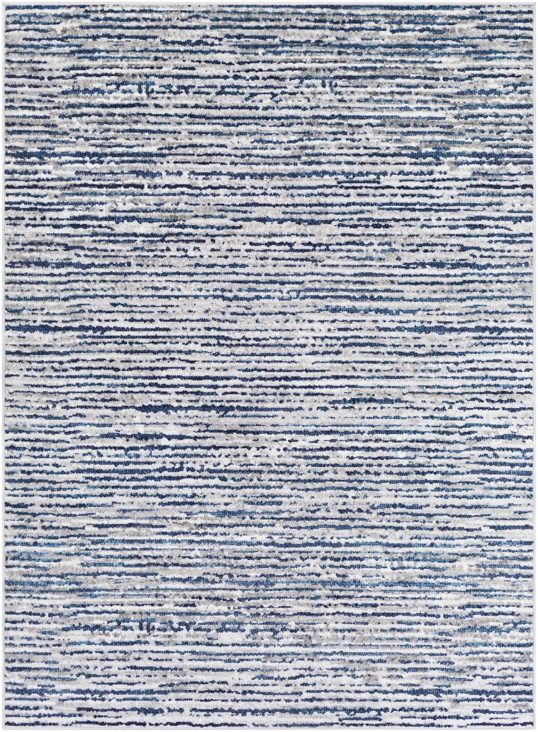 Bowmansdale Modern Style Blue And Ivory Area Rug - The Rug Decor