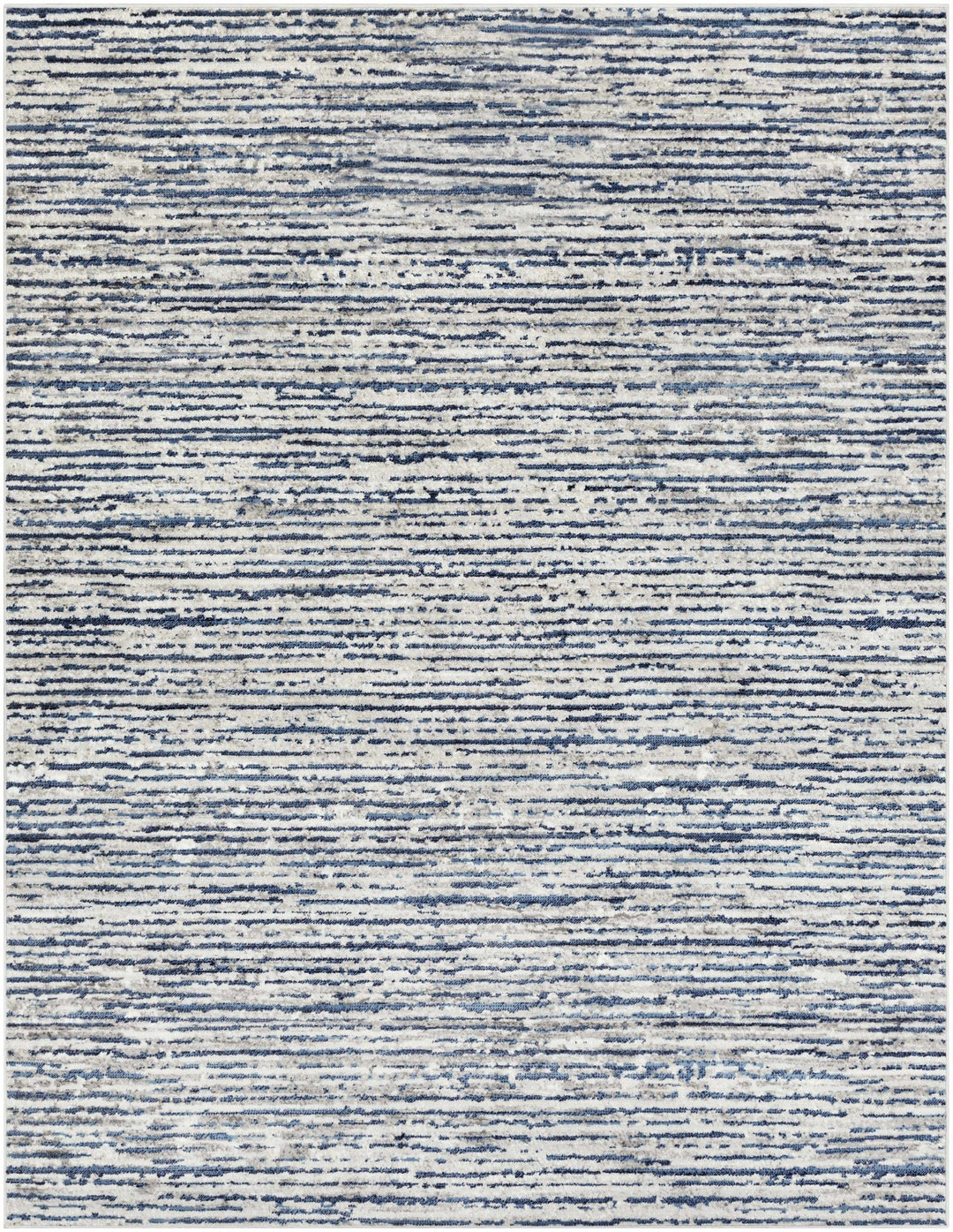 Bowmansdale Modern Style Blue And Ivory Area Rug - The Rug Decor