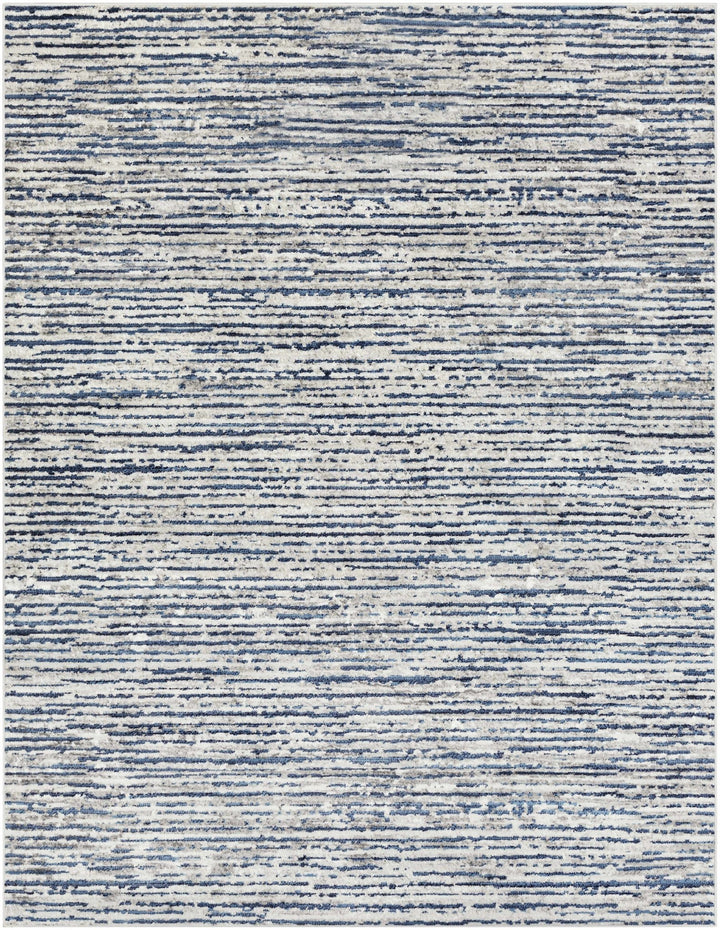 Bowmansdale Modern Style Blue And Ivory Area Rug - The Rug Decor
