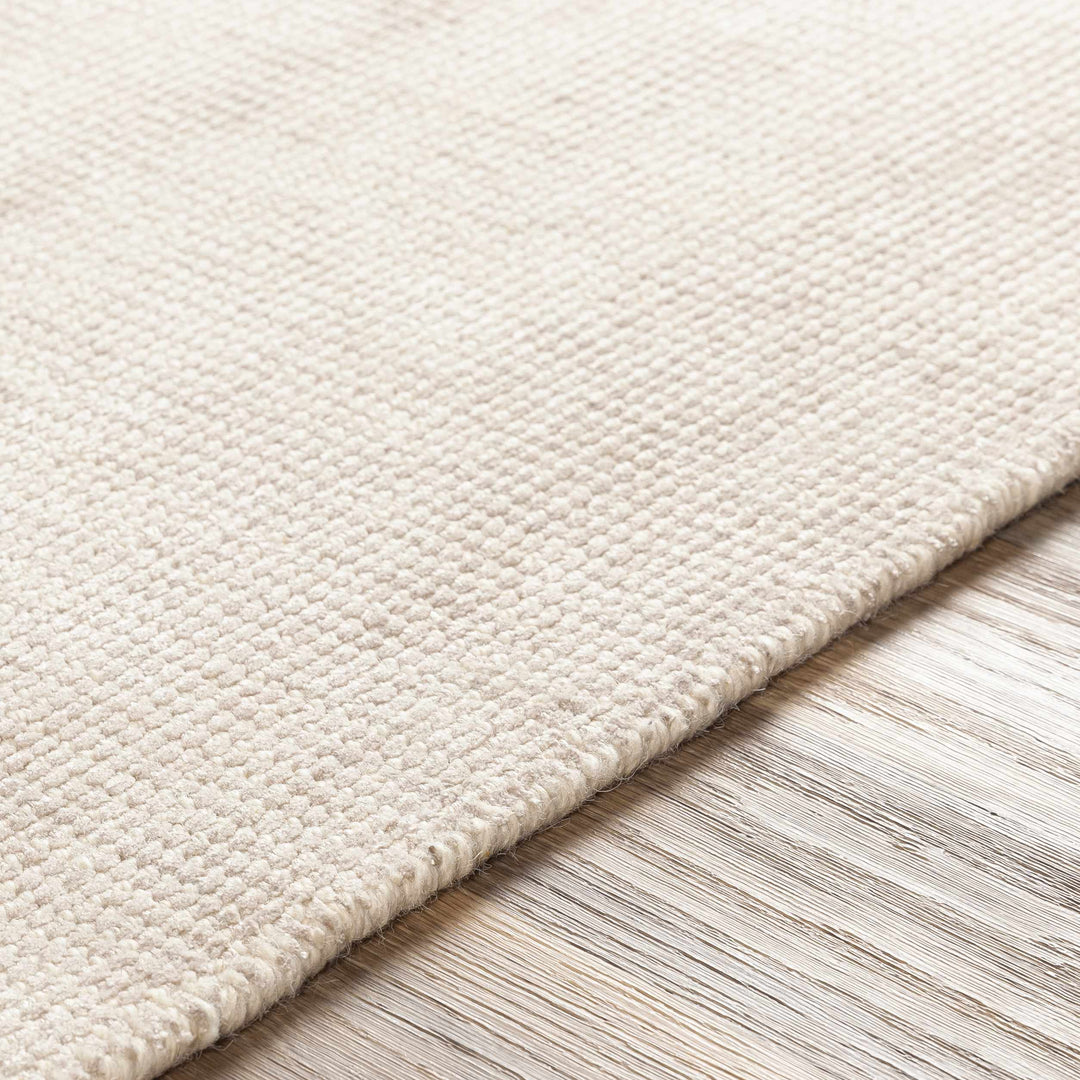 Bowstring Cream Modern Style Hand Loom Area Rug