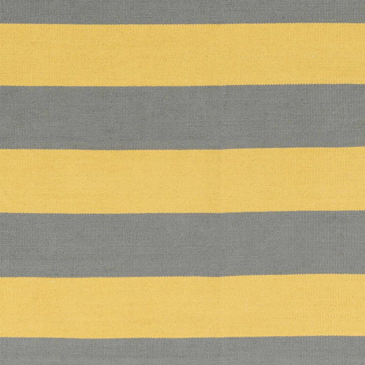 Boyceville Modern Stripe Pattern Mustard & Gray Hand Woven Area Rug - The Rug Decor