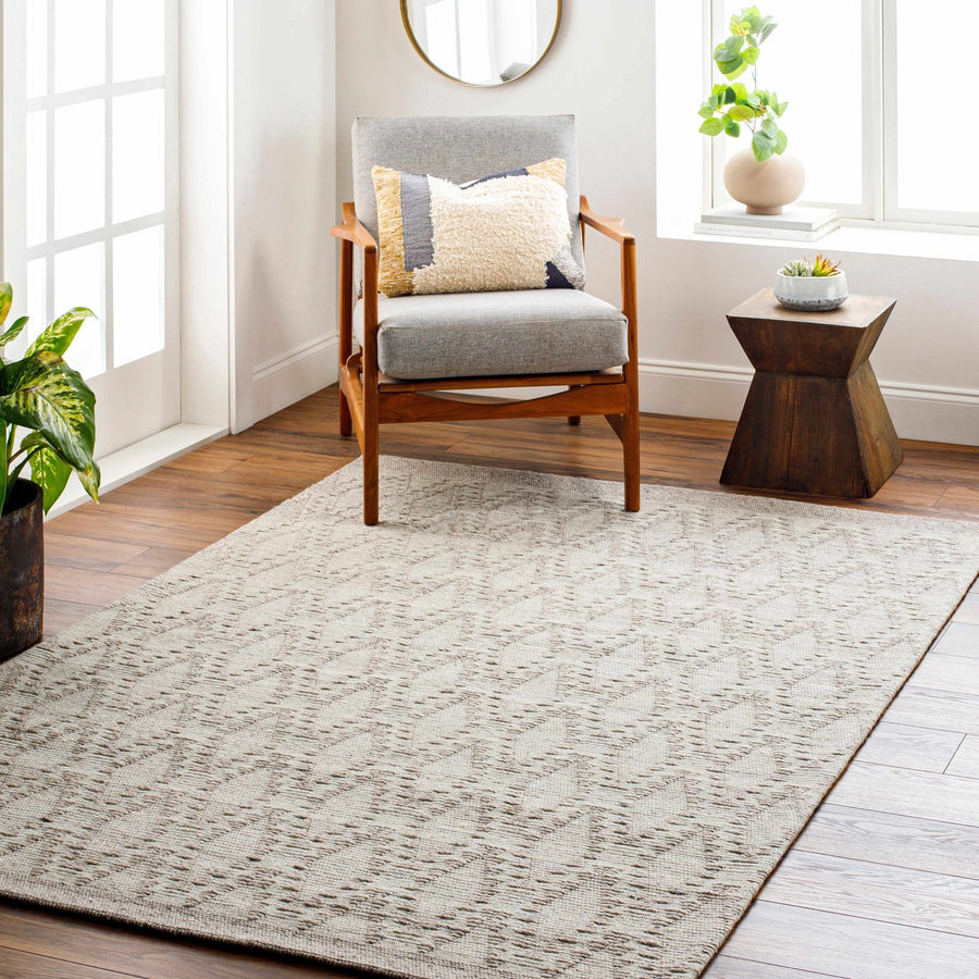 Boys Bohemian Style Camel Hand Woven PET and Wool Rug - The Rug Decor