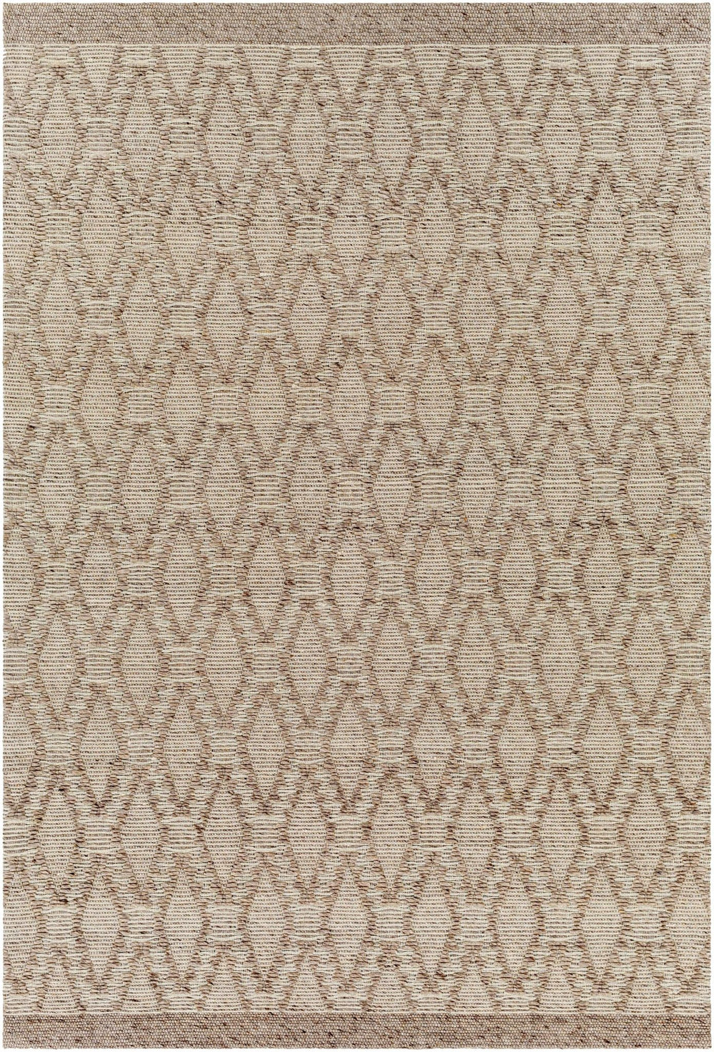 Boys Bohemian Style Camel Hand Woven PET and Wool Rug - The Rug Decor