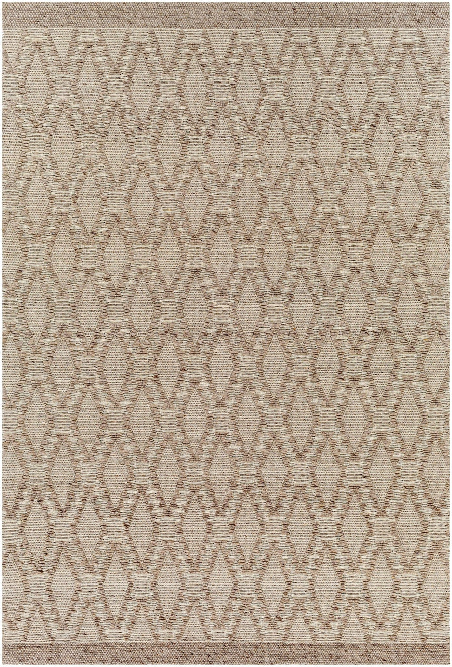 Boys Bohemian Style Camel Hand Woven PET and Wool Rug - The Rug Decor