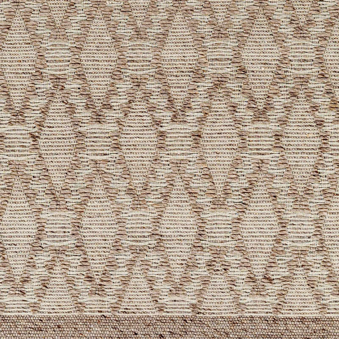 Boys Bohemian Style Camel Hand Woven PET and Wool Rug - The Rug Decor