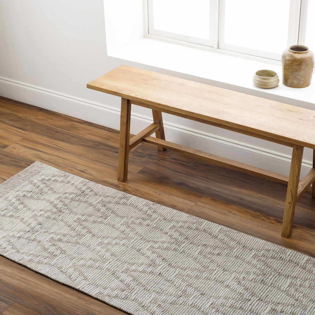Boys Bohemian Style Camel Hand Woven PET and Wool Rug - The Rug Decor