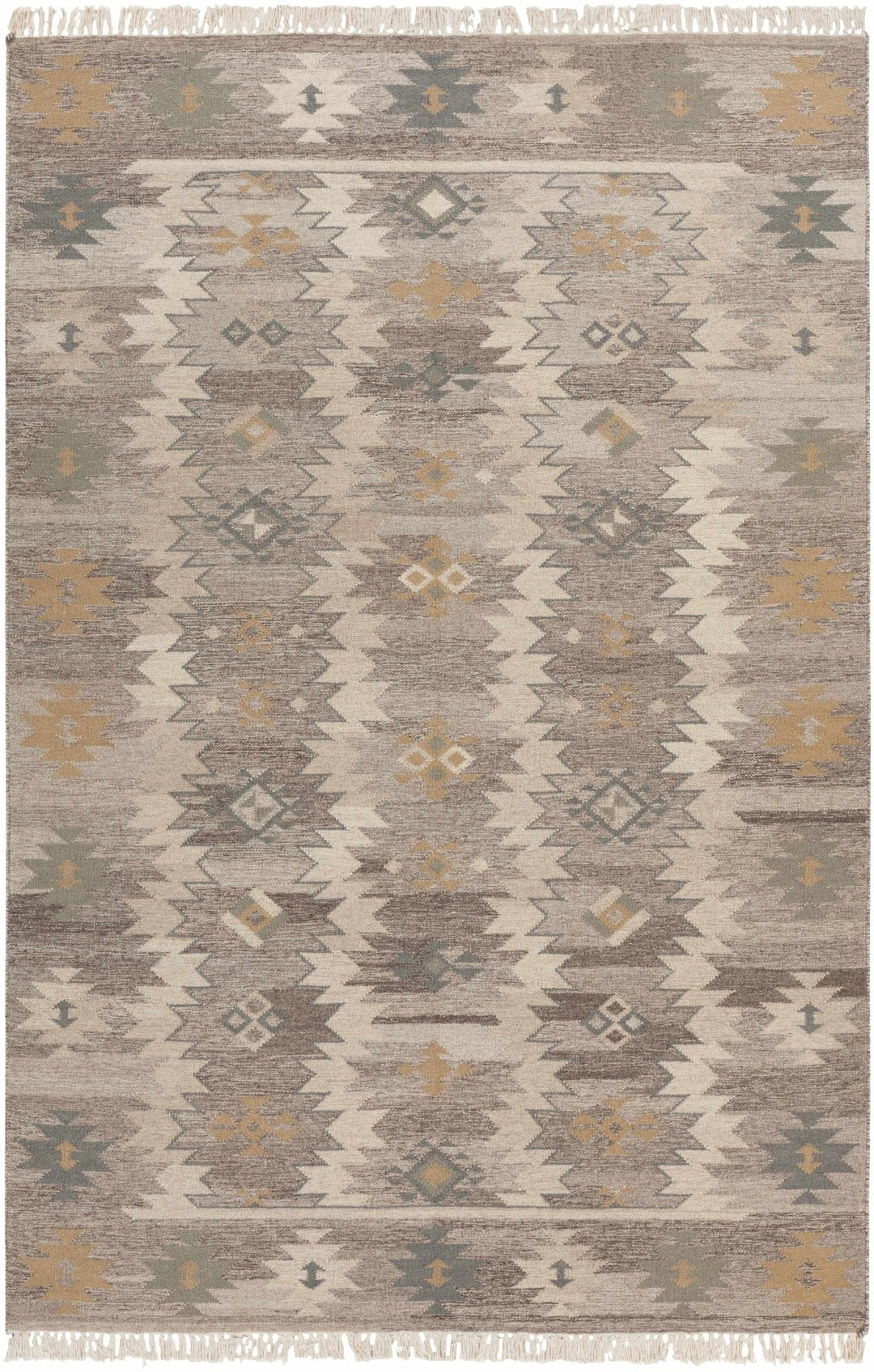 Brady Traditional Style Beige Hand Woven Wool Area Rug - The Rug Decor
