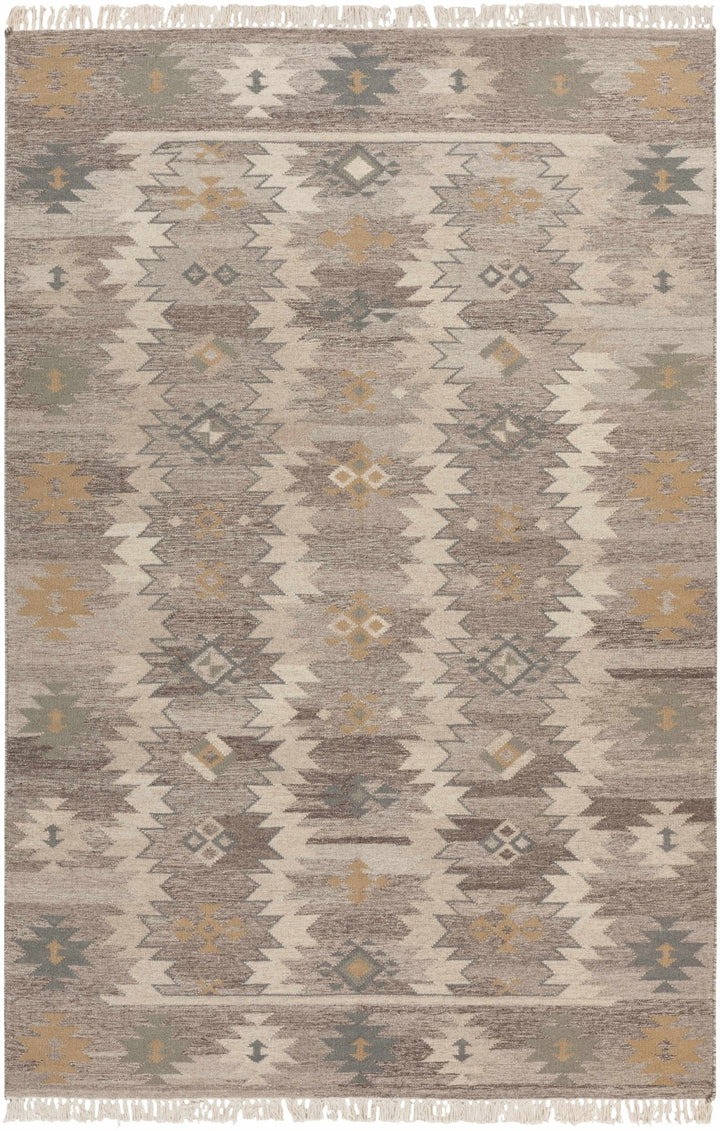 Brady Traditional Style Beige Hand Woven Wool Area Rug - The Rug Decor