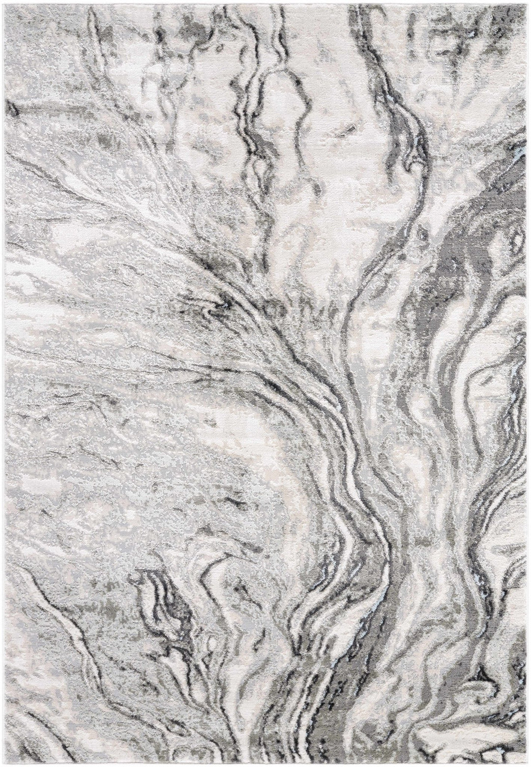 Brandi Modern Abstract Design Gray Area Rug - The Rug Decor