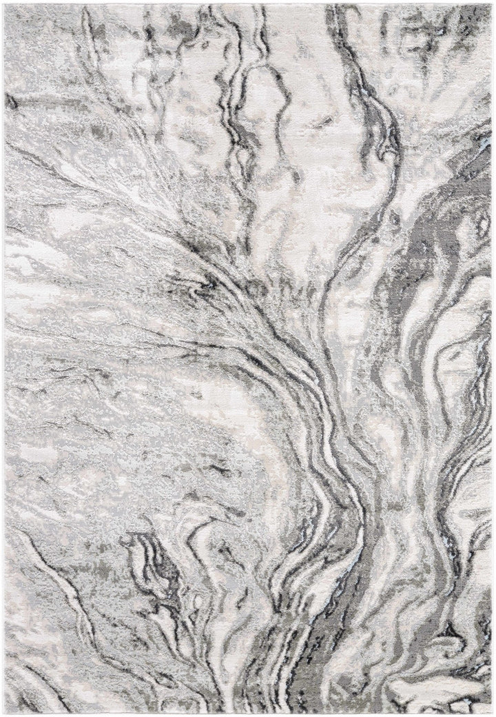 Brandi Modern Abstract Design Gray Area Rug - The Rug Decor