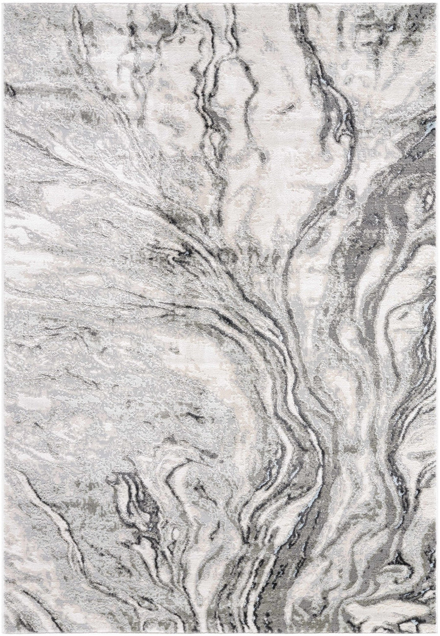 Brandi Modern Abstract Design Gray Area Rug - The Rug Decor